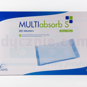 MULTIabsorb S 20см х 40см 1шт сильно абсорбуючий; нетканий целюлозний компрес, стерильний